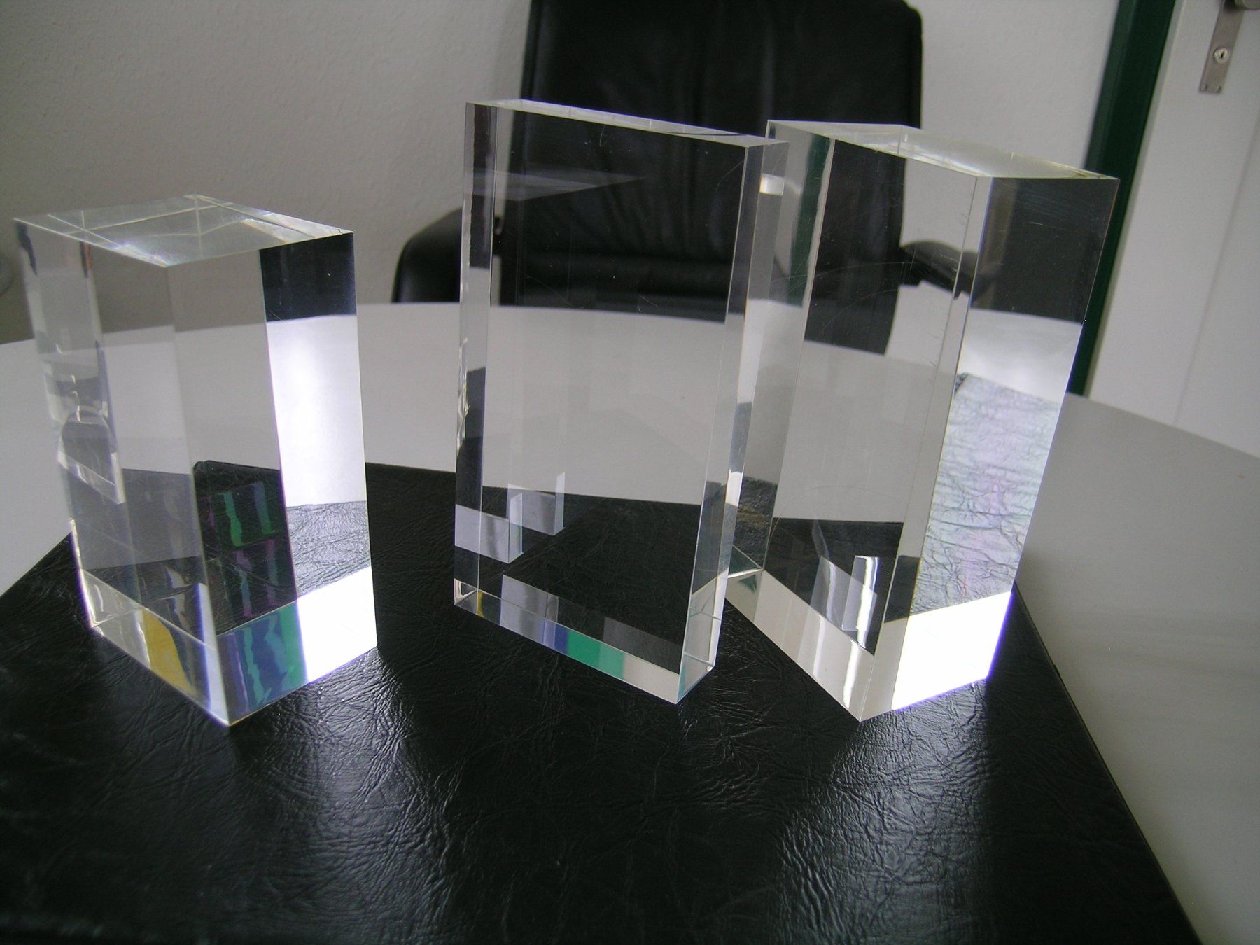 Bicchieri: Plexi-/Acryl-Glasblock – Nuovo (secondo la descrizione) da Grenchen venduto da esa-9162-9164 2