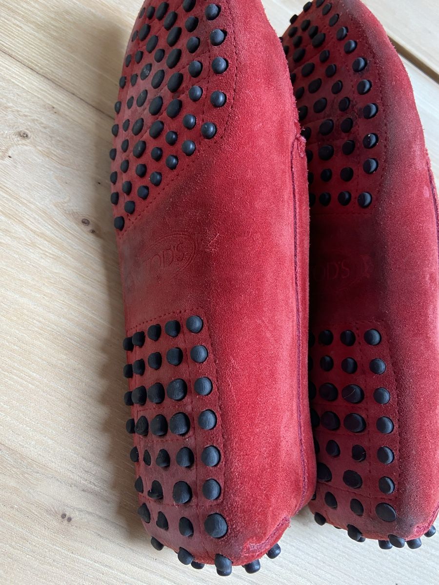 Tod'S Scarpe da donna: TOD'S Mokassins Rot Wildleder – Usato da Binningen venduto da Dodo21 5