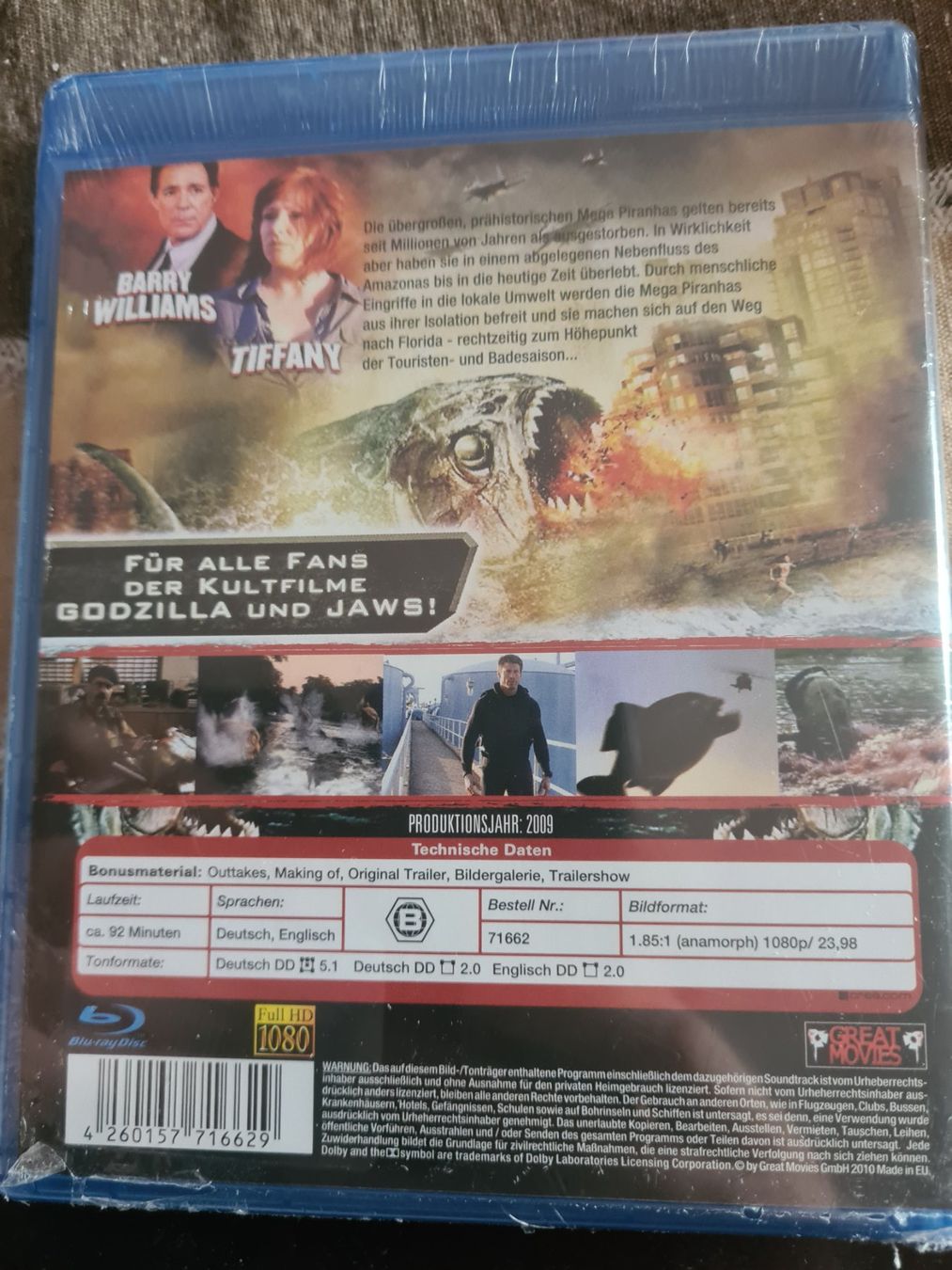 Tutti i DVDs: Megapiranha (Neu) – Nuovo e nell'imballaggio originale da Laupen ZH venduto da chefdom 1