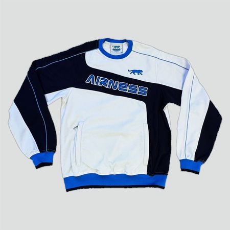 Vintage Airness white baggy sweatshirt (Nike Adidas Stüssy)