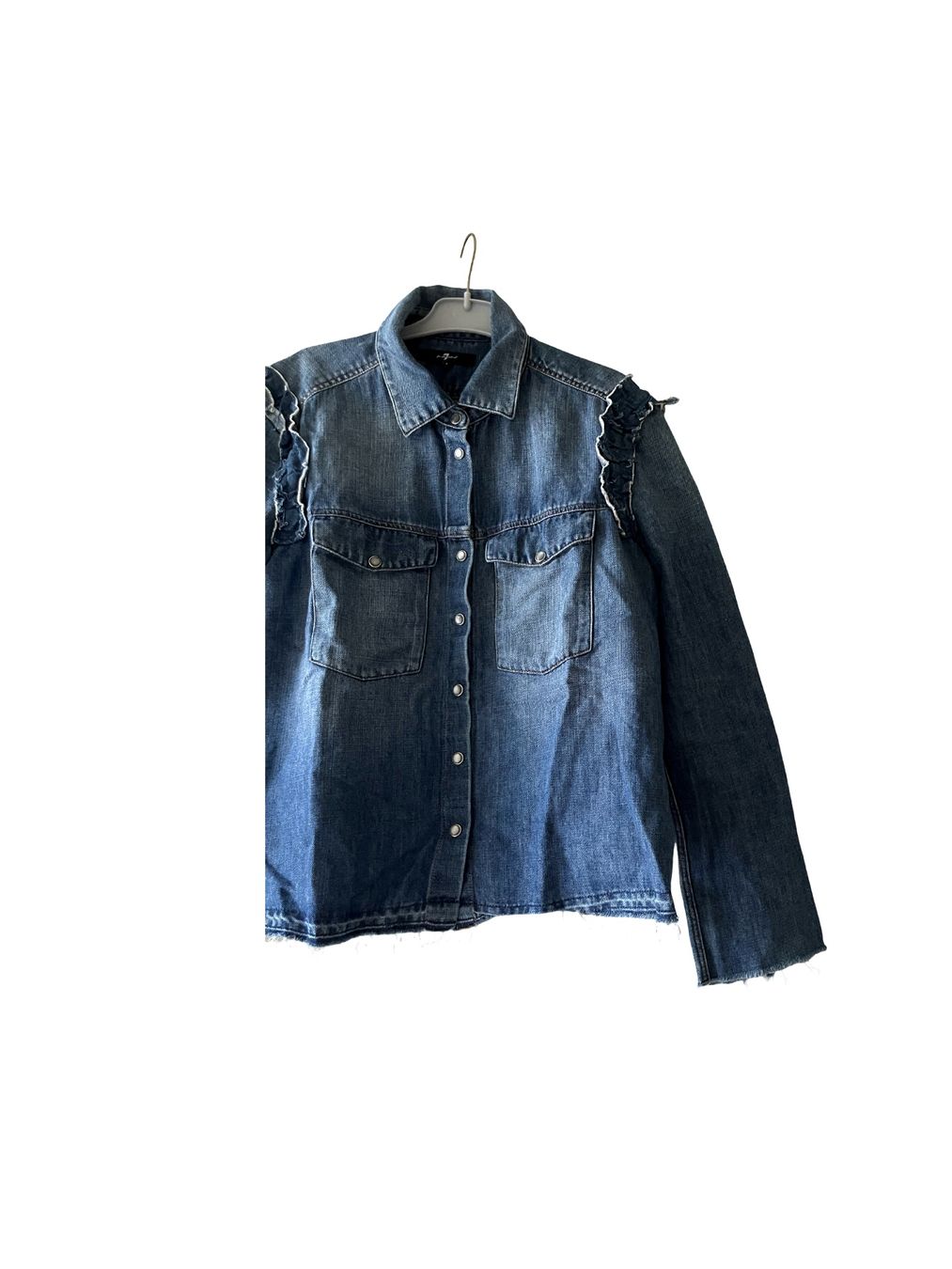 Camicette: süsse Jeansbluse von 7 FOR ALL MANKIND – Usato da Jona venduto da vanessasupermarket20 6