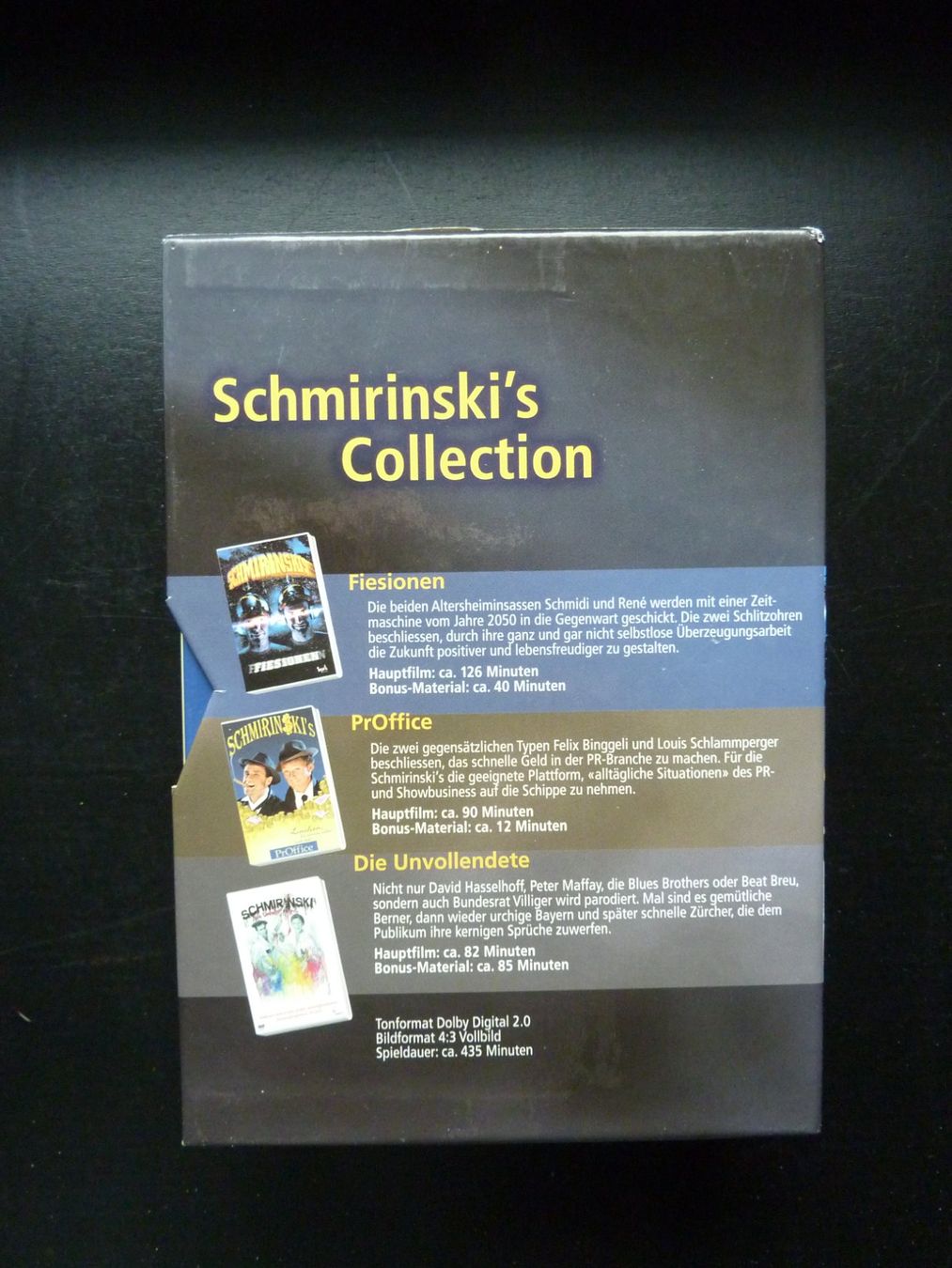 Tutti i DVDs: 3 DVD's: Schmirinki's Collection – Usato da Effretikon venduto da lutoneno 1