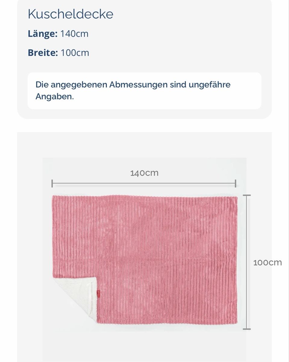 Lounge Pug Sessel: Big Bertha Original Gaming Sitzsack Sessel+Sitzhocker+Decke – Gebraucht aus Burgdorf von DieVespa125 3