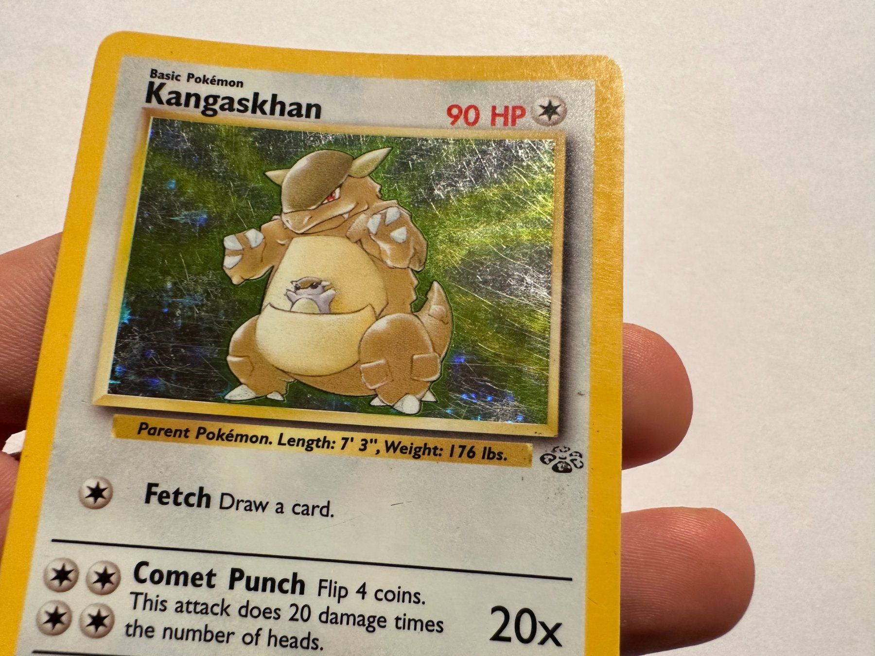 Pokémon Carte collezionabili: Kangaskhan holo Jungle EN – Usato da Hagendorn venduto da Pokecollectorch 2