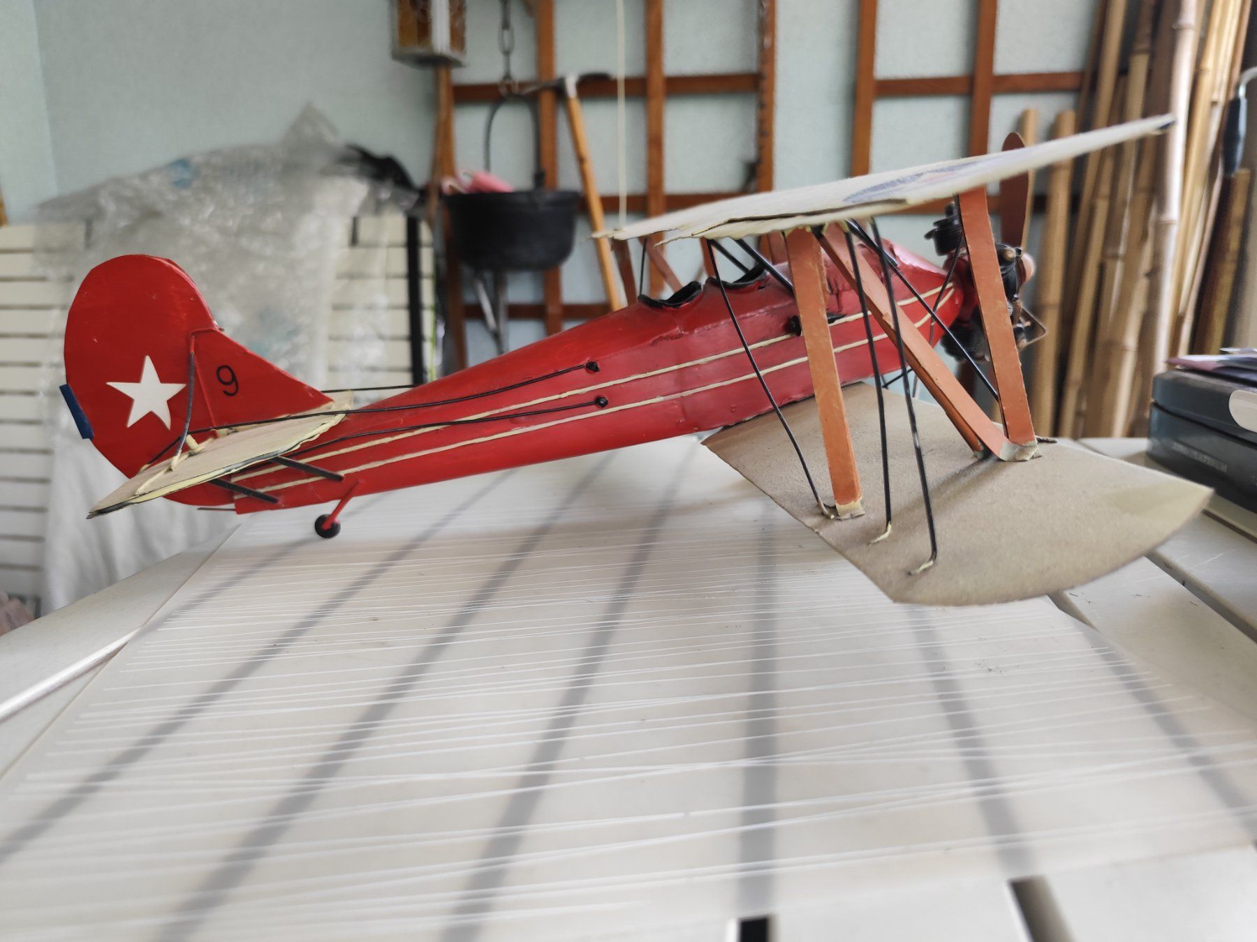 Kit di modellismo & Modellini statici: Metal Blech doppeldecker ein Hingucker – Usato da minusio venduto da bierbrauer 1