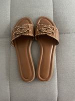 Sandalen braun Damenschuh Verzierungen Grösse 39