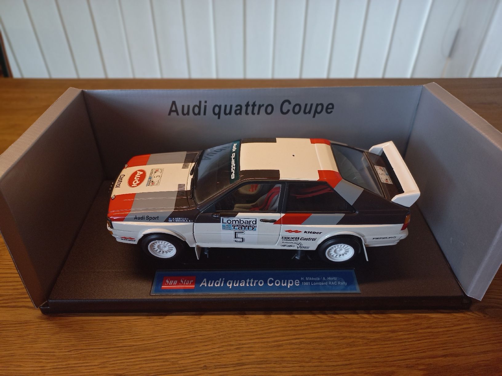 Sun Star Modellini d'auto: Audi Quattro Rally 1:18 Sunstar – Nuovo (secondo la descrizione) da Frutigen venduto da samuele80