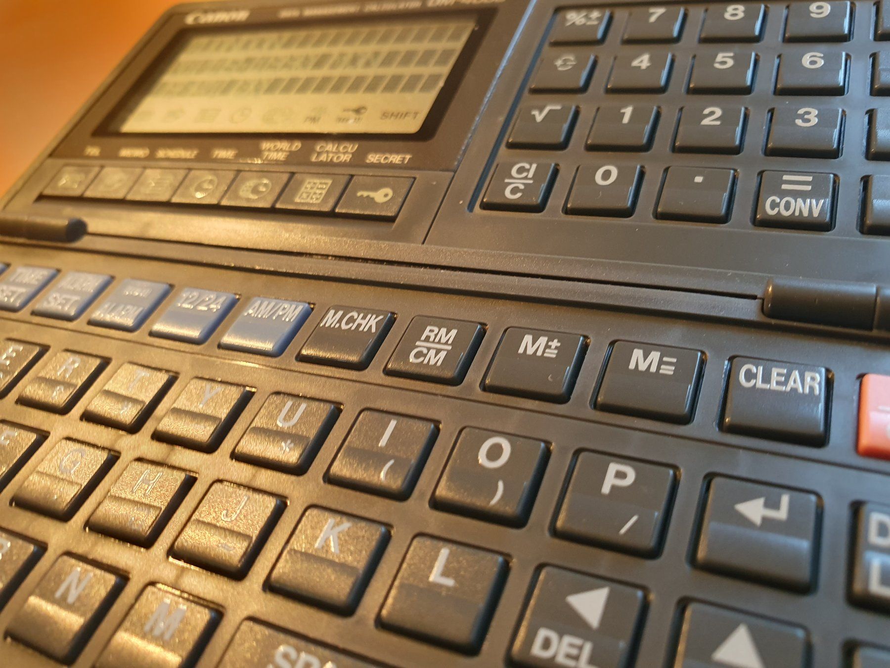 Canon Calcolatrici tascabili: Canon DM-4000 Data Manager Calculator von 1991! – Usato da Burgdorf venduto da mentalshopCH 5