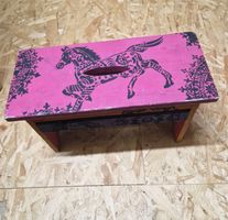 Taburettli / Hocker Handbemalt