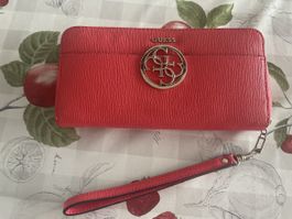 Portemonnaie Guess orange-rot
