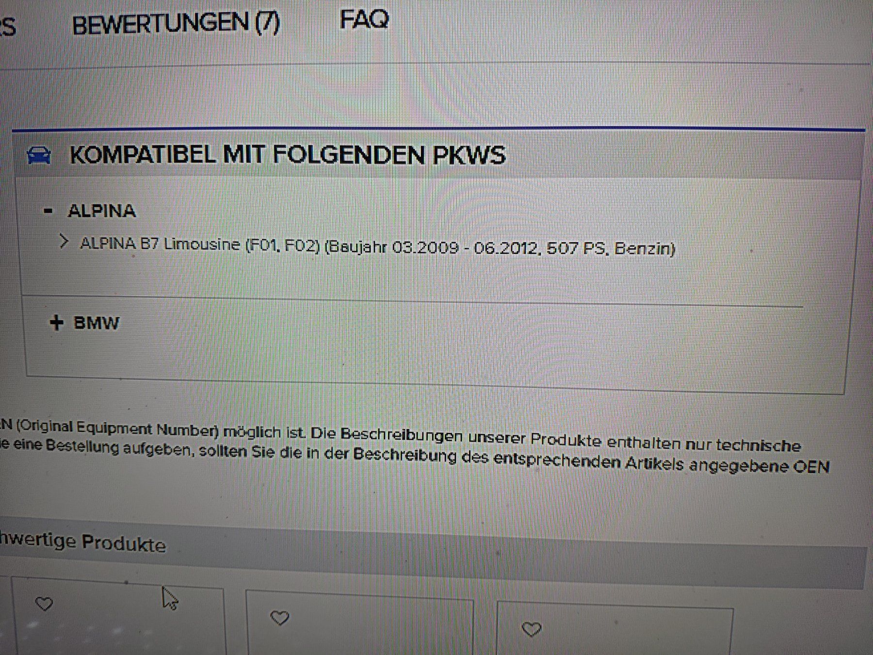 Alle Autoersatzteile: RIDEX 402B0506 Bremsbelagsatz, Scheibenbremse M Performance – Neu und originalverpackt aus Visp von Heilil 5