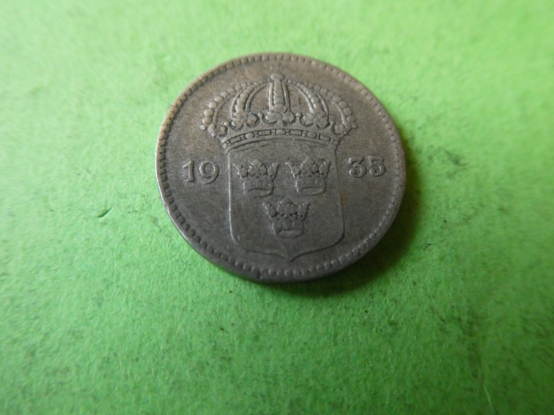 Tutti le monete: Schweden 1935, 10 Oere - Silber .400 – Usato da Hinterforst venduto da rohusri