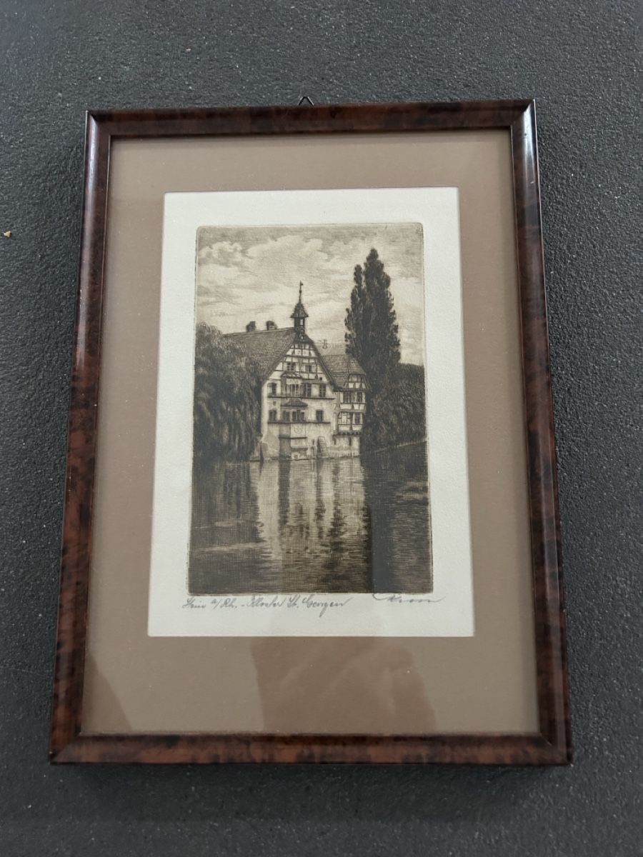 Dipinti: Stein am Rhein, Radierung – Usato da Kreuzlingen venduto da Pix66