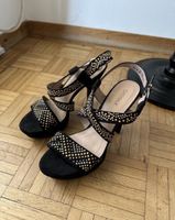 C’s SANDALEN SCHWARZ MIT NIETEN GRÖSSE 38