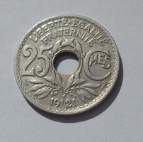 25 Centimes Frankreich 1921 vz