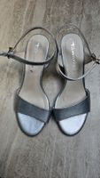 💎Tamaris Sandalen in Silberblau Gr.40💎