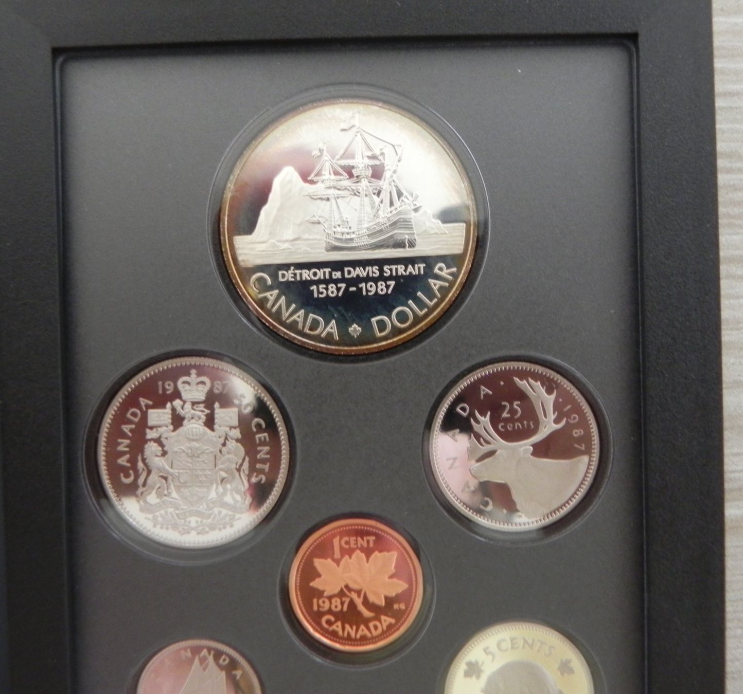 Toutes les monnaies: Original Münzenset - Mintset- Canada 1987 Proof - PP – Neuf avec emballage d'origine à Biel/Bienne par Gogolozi 3