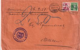 Nachnahme Zurzach AG 1914