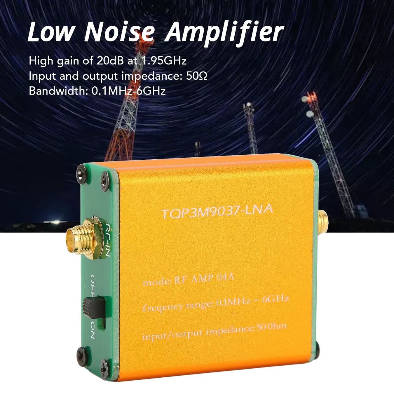 Radiocomunicazione: RF Vorverstärker RF Preamplifier SMA – Nuovo (secondo la descrizione) da Zürich venduto da youelec