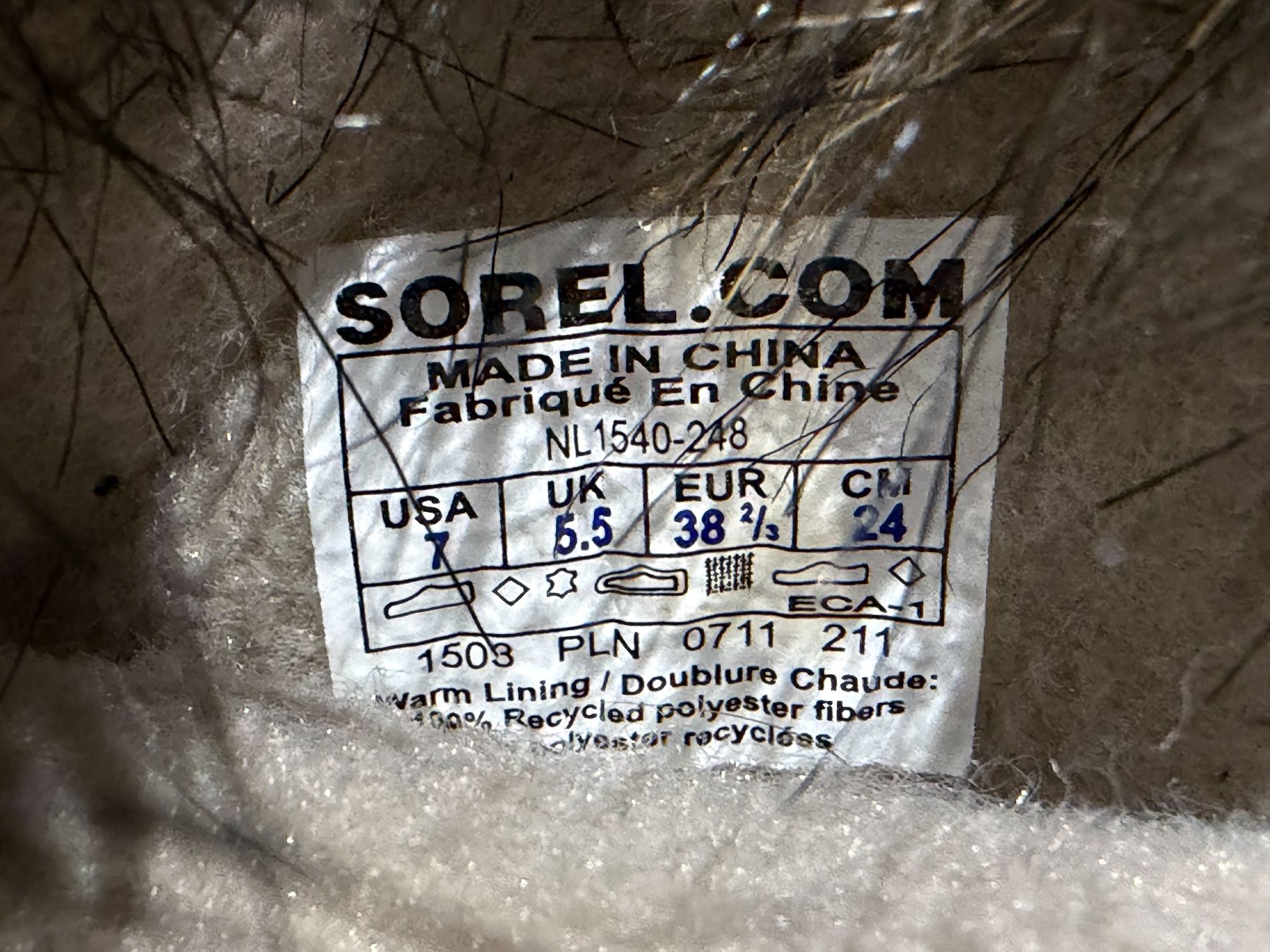 Sorel Damenschuhe: SOREL Winterstiefel Boots mit Fellfutter – EU 38.5 – Gebraucht aus Dietikon von Angy94 6