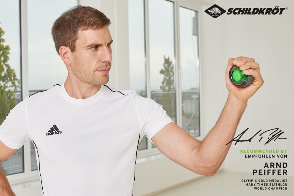 Hometrainer: Spinball, Hand- & Armtrainer, grau/grün – Nuovo e nell'imballaggio originale da St. Gallen venduto da cointec 4