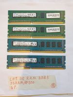 Lot de Ram  DDR3 / 12800 / 2Gram