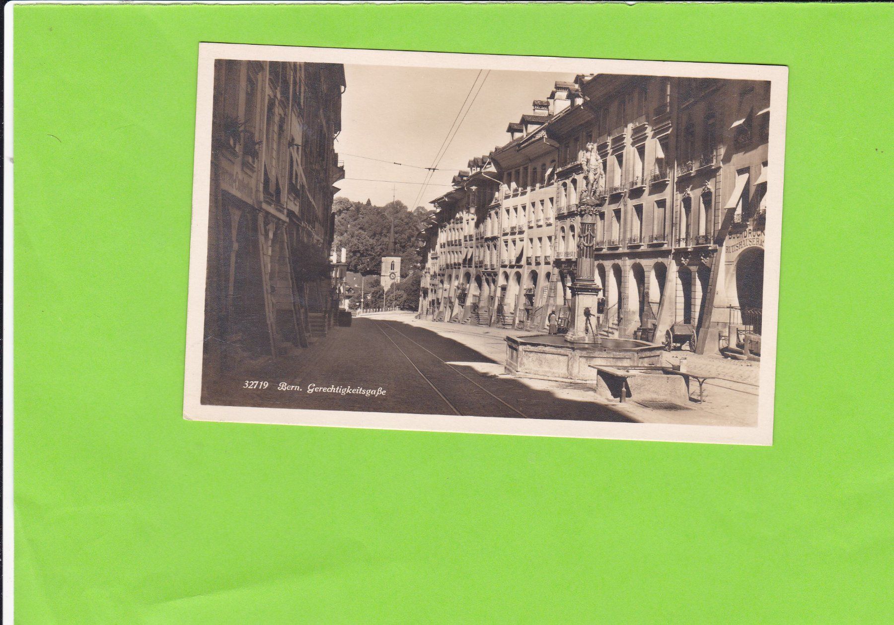 Cartoline postali: Bern-Gerechtigkeitsgasse – Usato da St. Peterzell venduto da neckertal