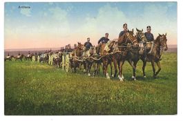 CH-Militär - Grenzbesetzung 1914 - Artillerie Pferde Kanonen