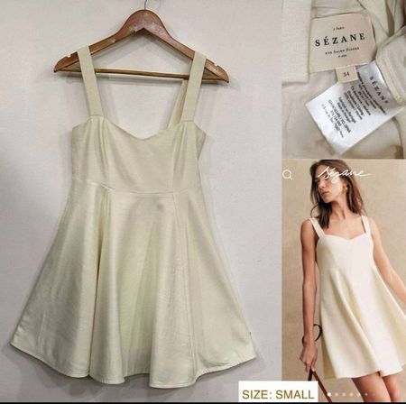 Sezane Beige Dress