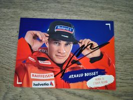 Autogrammkarte Arnaud Boisset Orginalunterschrift