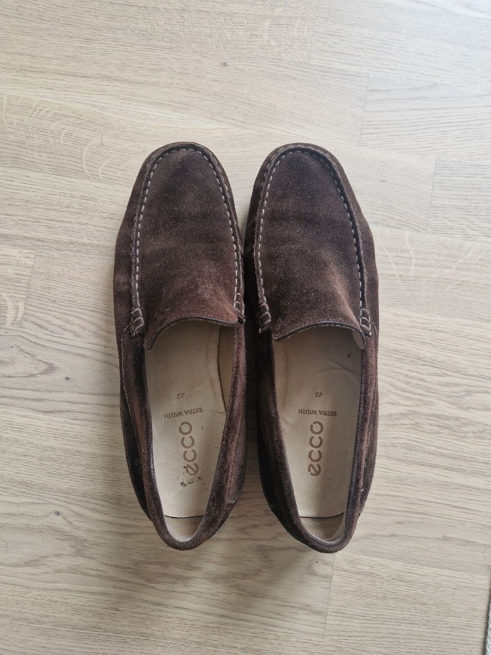 Herrenschuhe: Ecco Suede Loafers Brown Size 45 Extra Width – Gebraucht aus Au ZH von lau_tc7h 2