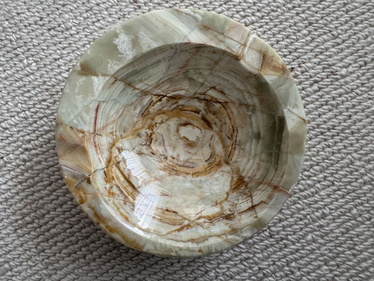 Portacenere: Dekorativer Onyxmarmor-Aschenbecher – Usato da Zürich venduto da azi_93g1 1