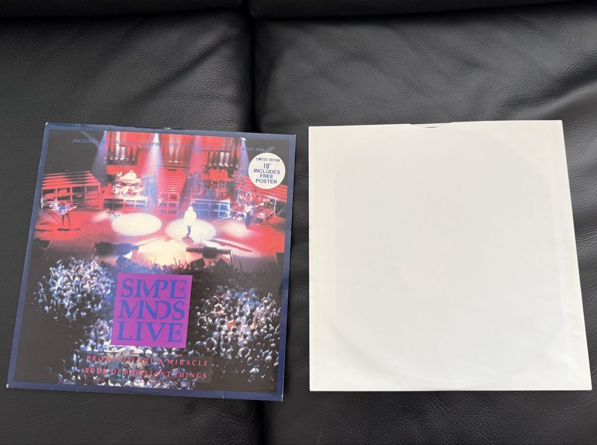 Dischi in vinile: Simple Minds Live 10" Promised You A Miracle Schallplatte – Usato da Goldach venduto da Messerguru 5