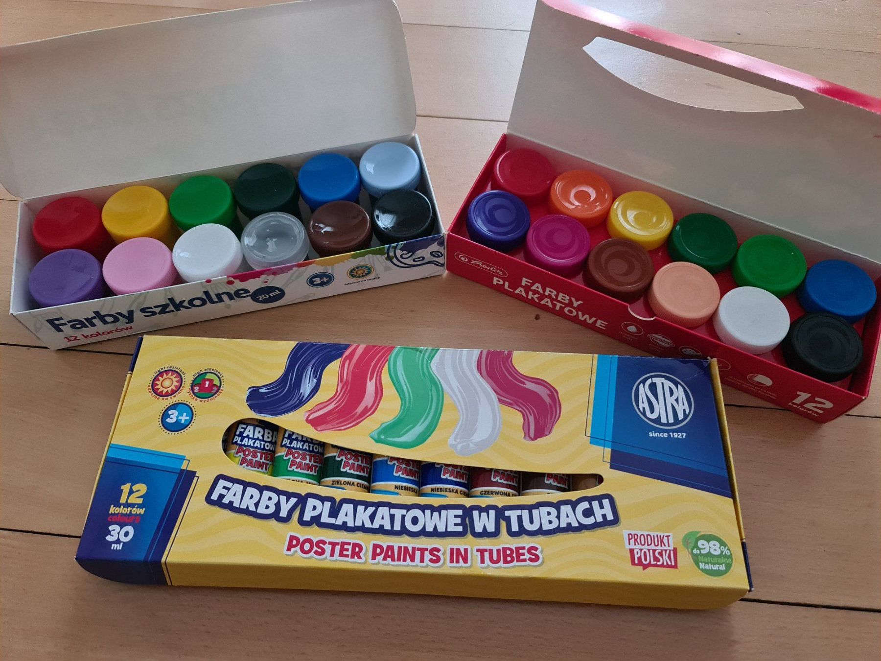 Colori: Farben Set 3x12 Farben Posterfarben Kinder neu – Nuovo e nell'imballaggio originale da Wallisellen venduto da ast_2cxw 1