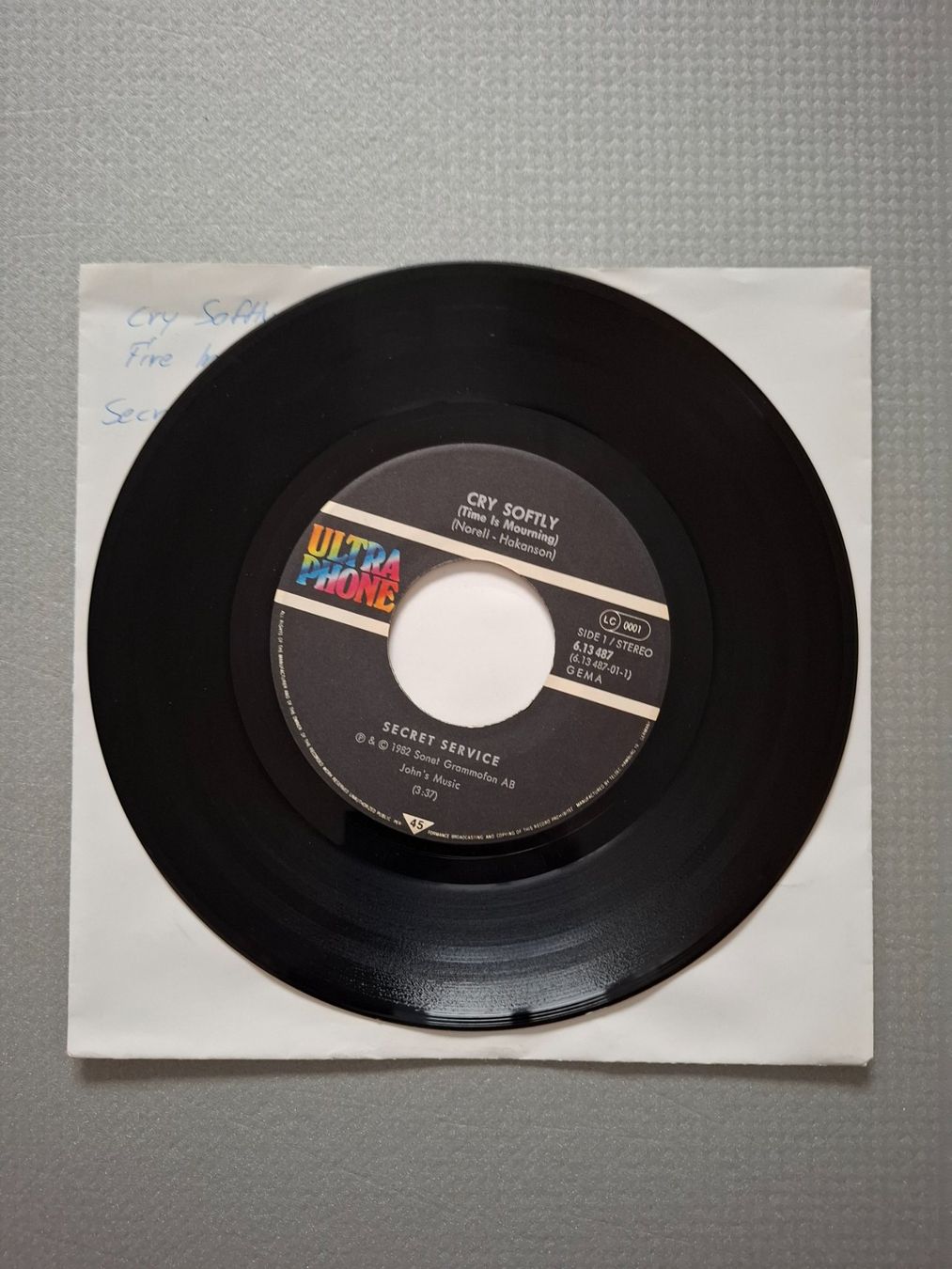 Vinyles: Secret Service - Cry Softly – D'occasion à Arbon par pendulum 1