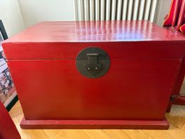 Preis: verhandelbar: Antike Holztruhe, Vintage Look