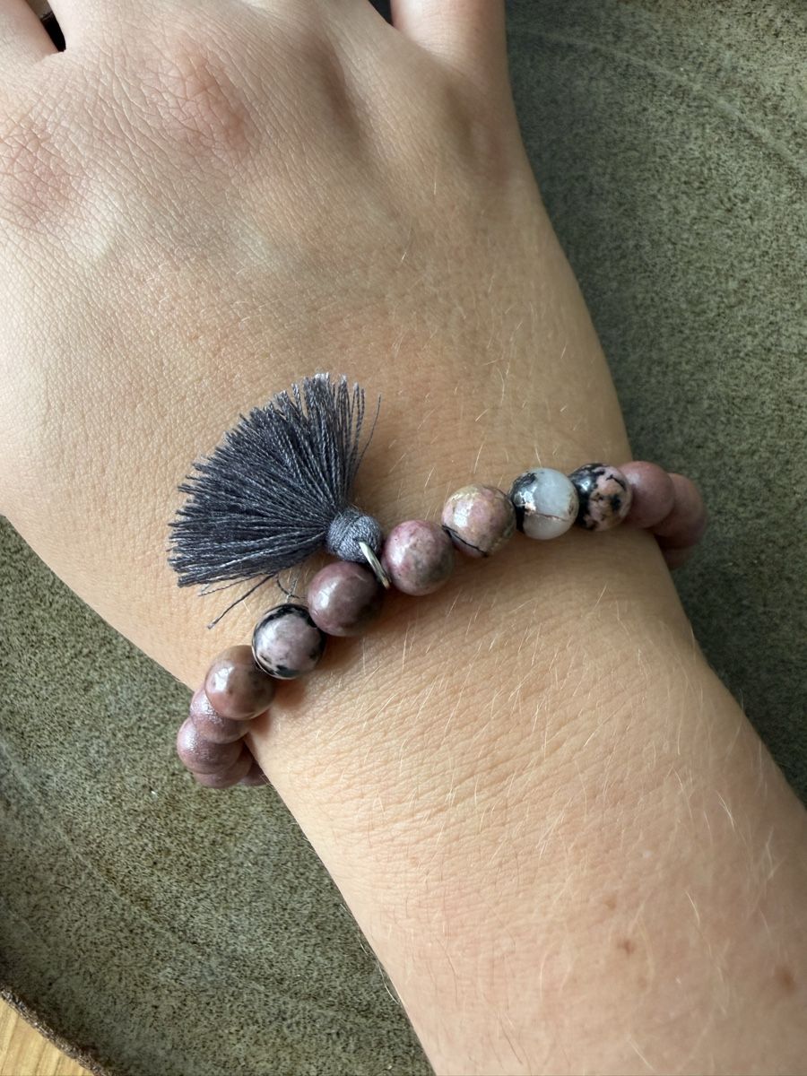 Armbänder & -reifen: Armband Holz & Rhodonit – Neu und originalverpackt aus Meilen von NHirs96 1