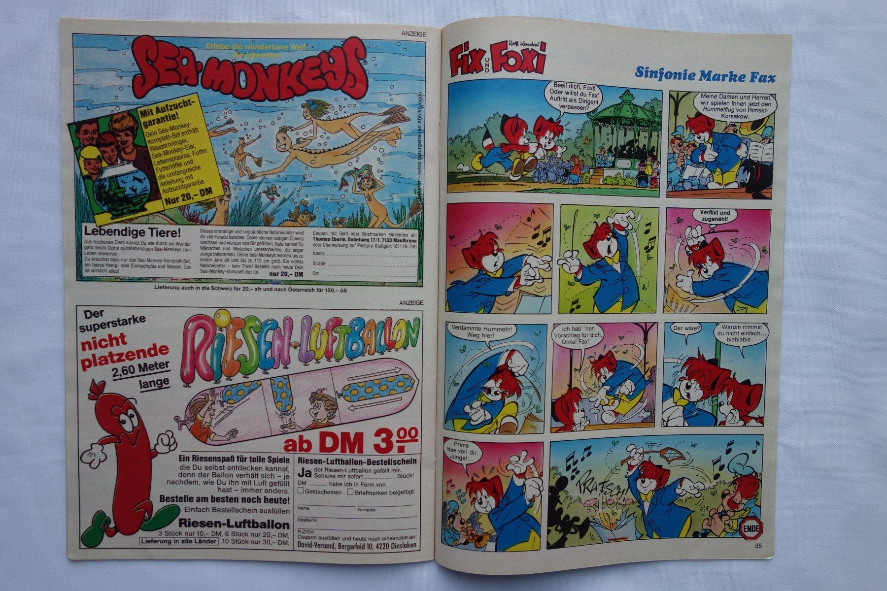 Fumetti: 2 Comic - Hefte Fix und Foxi - Gratis Versand ! – Usato da Luzern venduto da ron_35 8