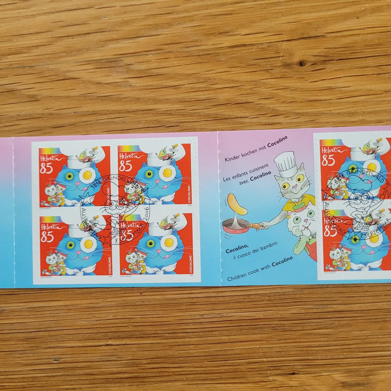 Tous les timbres: Markenheftchen CH ET Grinderwal 2006 Cocolino – D'occasion à Biel/Bienne par Destockweb 1
