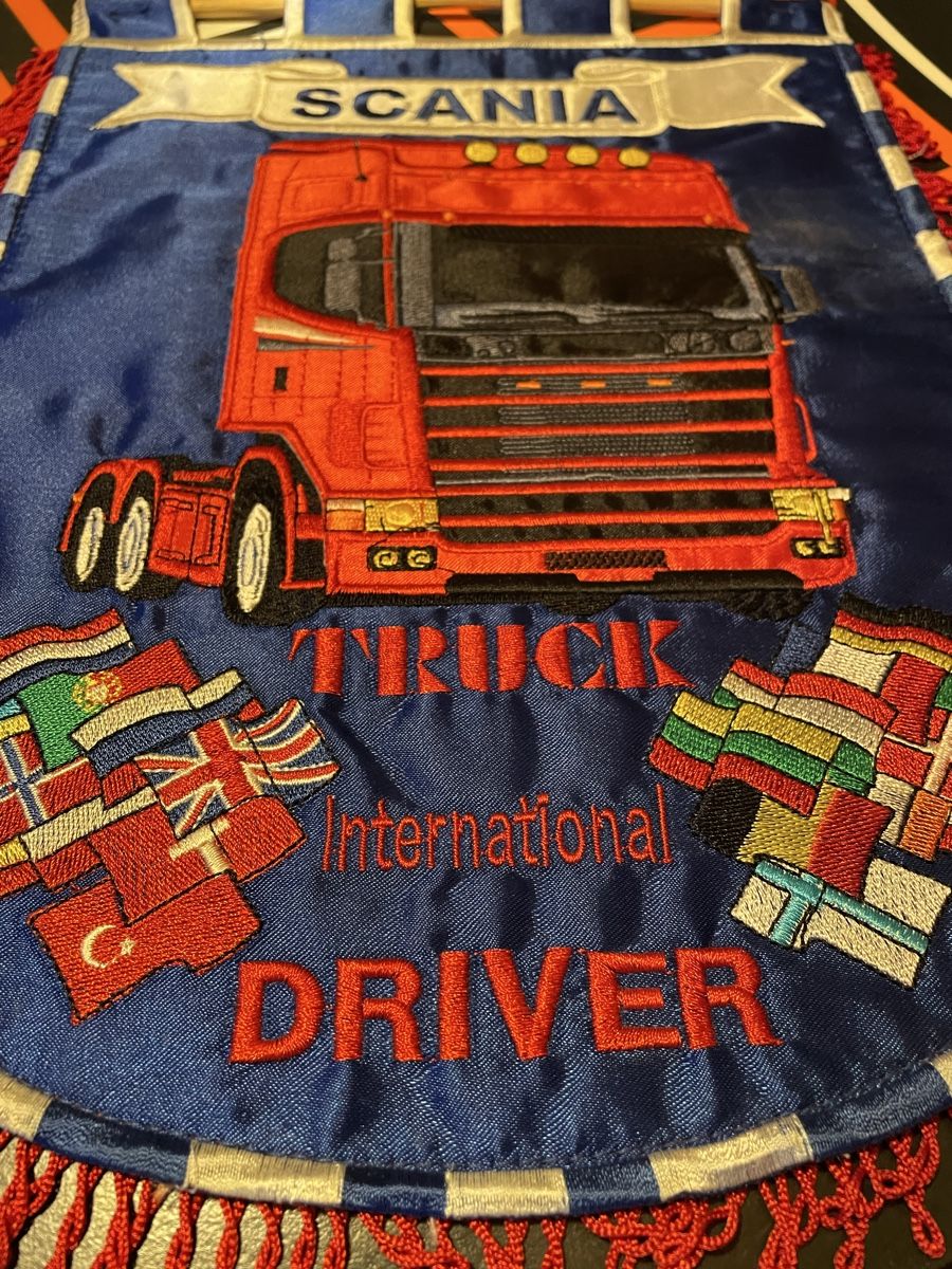 Fahnen: Scania Wimpel Groß gestickt – Gebraucht aus Unterägeri von Hotrod66 2