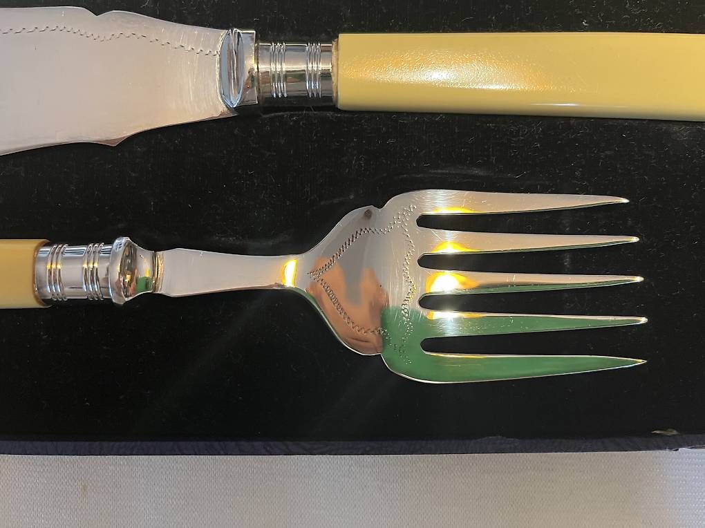Set di posate: Set posate servizio pesce Sheffield – Usato da Lugano venduto da Emi.2798 1