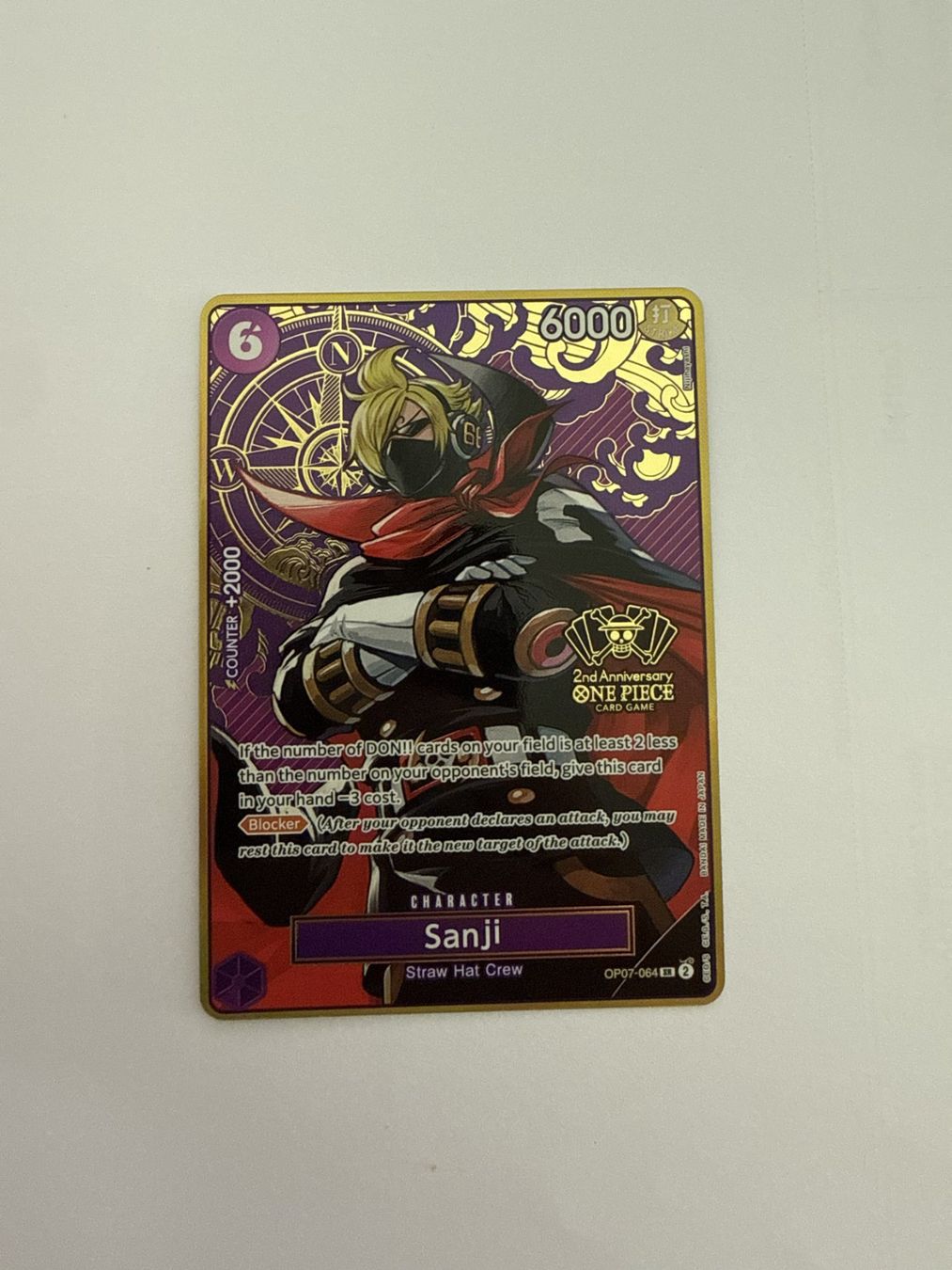 Bandai Carte collezionabili: Sanji 2nd Anniversary – Nuovo (secondo la descrizione) da Urtenen-Schönbühl venduto da jul_c8v2