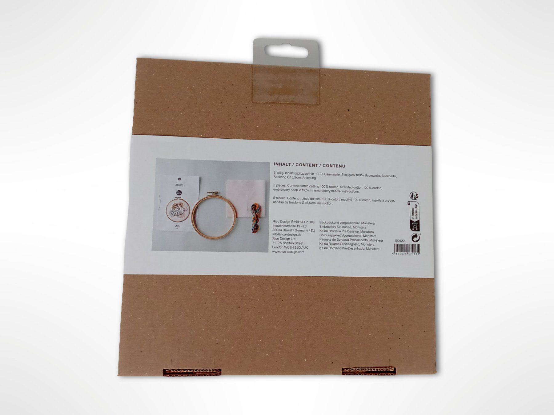 Stickrahmen: RICO DESIGN Stickpackung Monstera – Neu (gemäss Beschreibung) aus Suhr von Restwert_Suhr 4
