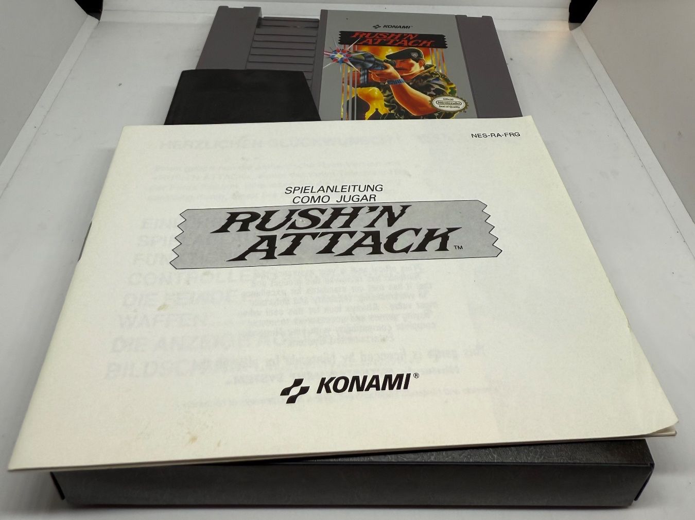 Nintendo Giochi: Rush'n Attack NES OVP Nintendo – Usato da Dietlikon venduto da NESFEVER 4