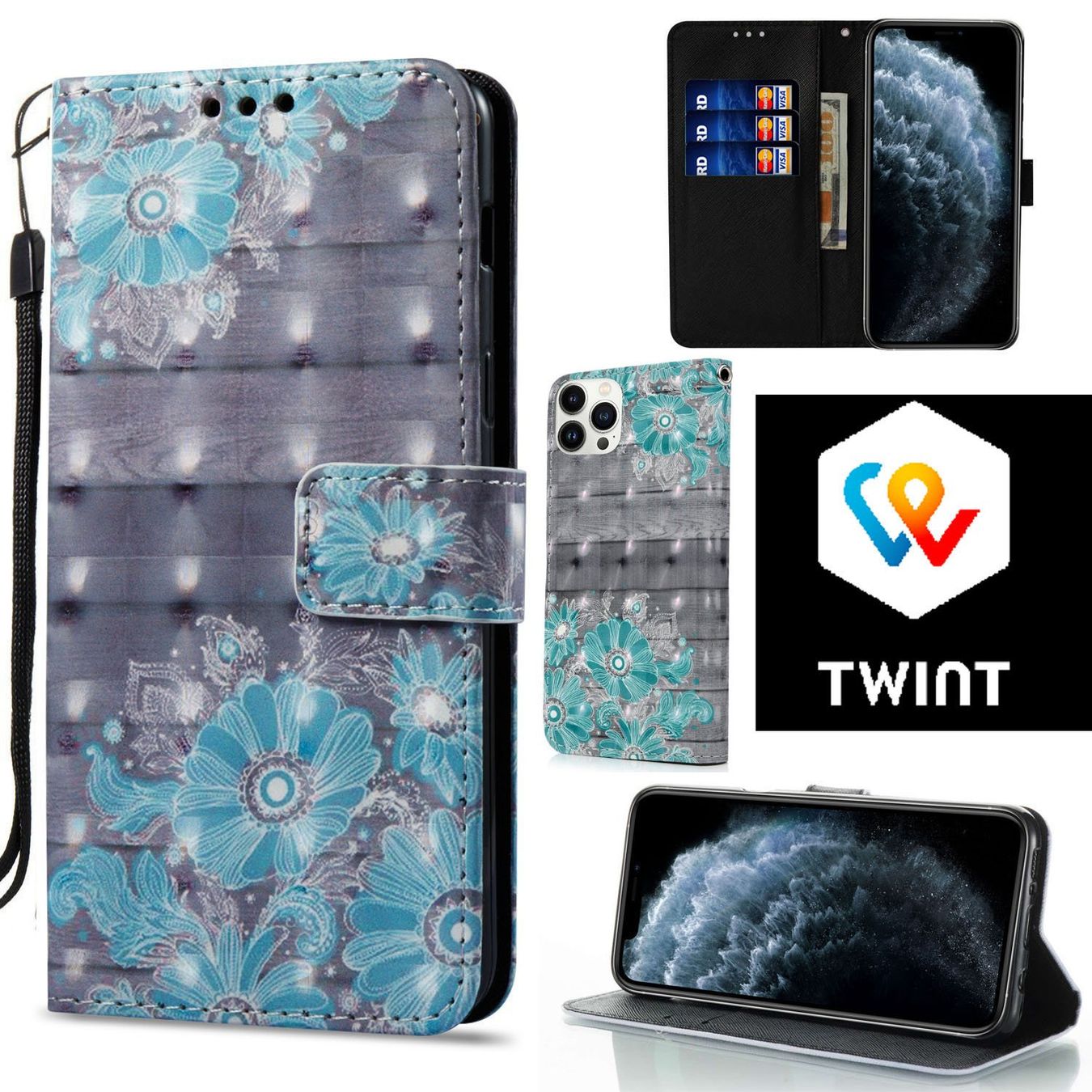Cover & Protezioni schermo: iPhone 13 Pro Max Hülle Etui Wallet Case Cover Coque Tasche – Nuovo e nell'imballaggio originale da Volketswil venduto da coverandmore