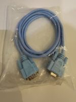 RS232-Kabel 9pol ST-BU, 1.8m, Blau, fabrikneu & ungebraucht