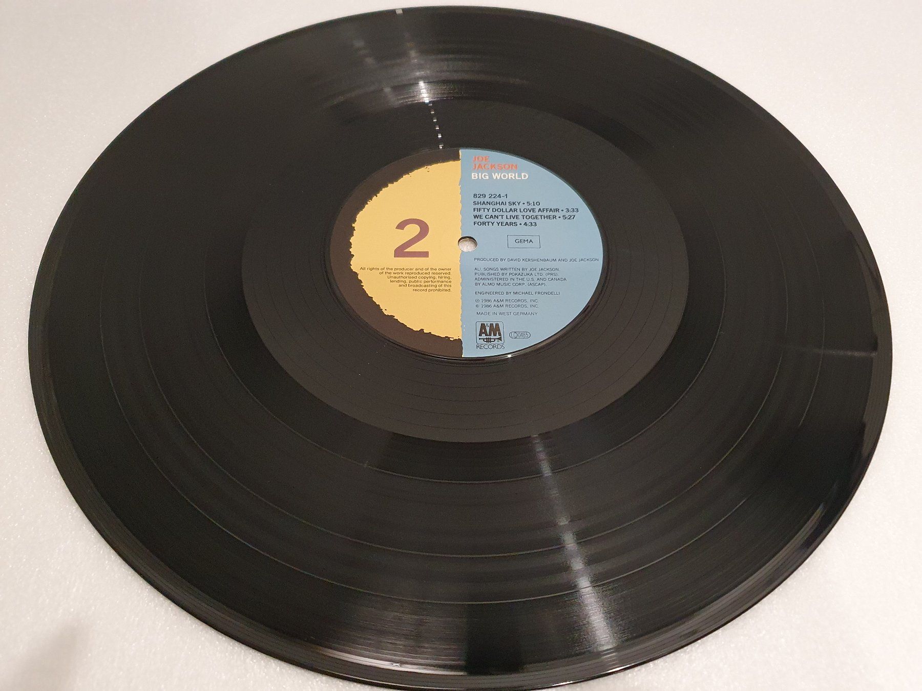 Schallplatten: Joe Jackson – Big World / 2 LP`s – Gebraucht aus Uster von Vinyl-Leidenschaft 4