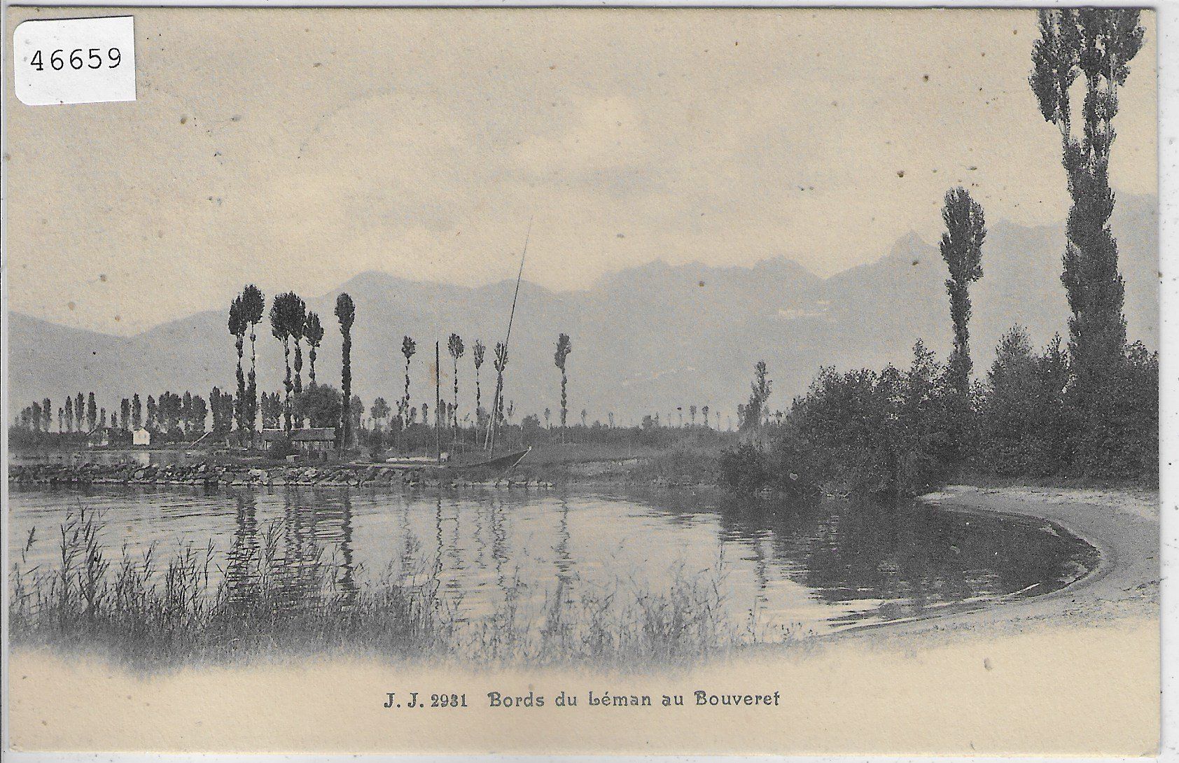 Cartoline postali: Bords de Leman au Bouveret – Usato da Ettingen venduto da Kartenplanet