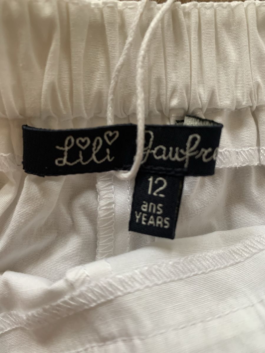 Pantaloni: Short blanc avec noeud lili gaufrette – Nuovo e nell'imballaggio originale da Genève venduto da rez_c6c6 3