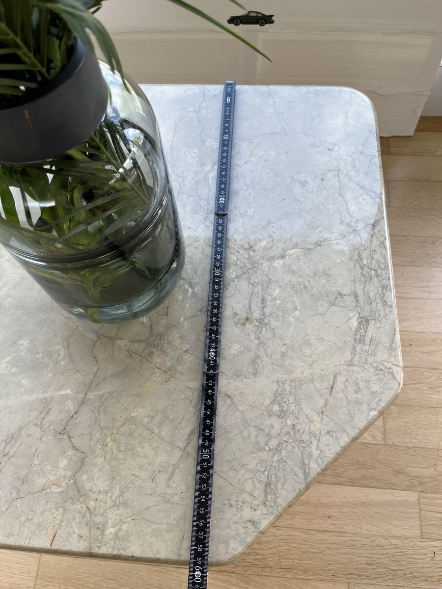 Tavoli: Vintage Marmortisch Couchtisch mit Sockel – Usato da Anglikon venduto da ste_t2gx 8